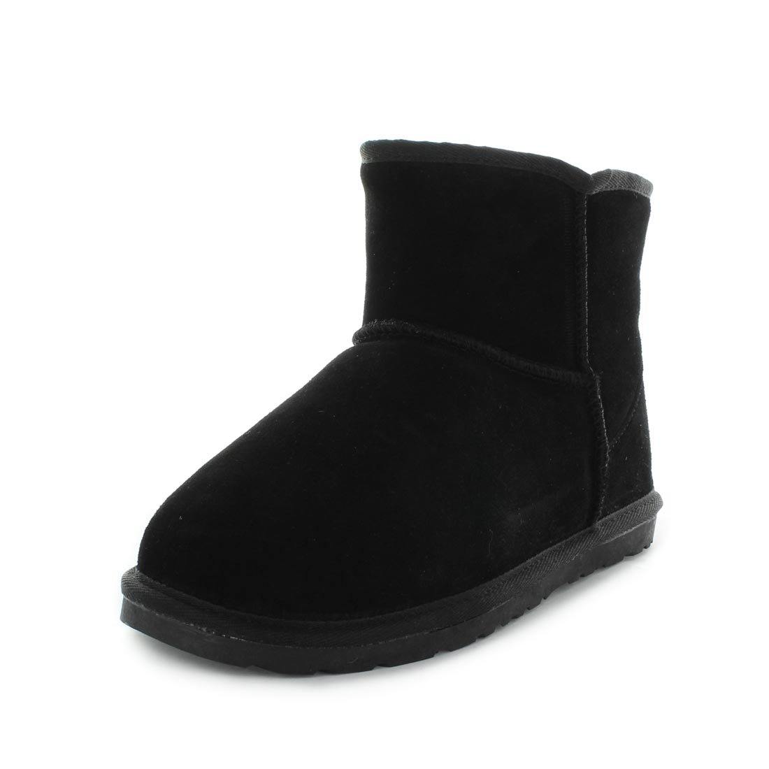 CAFY (6536948285519)Just Bee UGGs- cafy- Men's classic boot style slipper, 100% wool, leather shoe with detailed upper and over hanging wool on the trim - Men's comfort slippers - Men's best slippers- UGGs