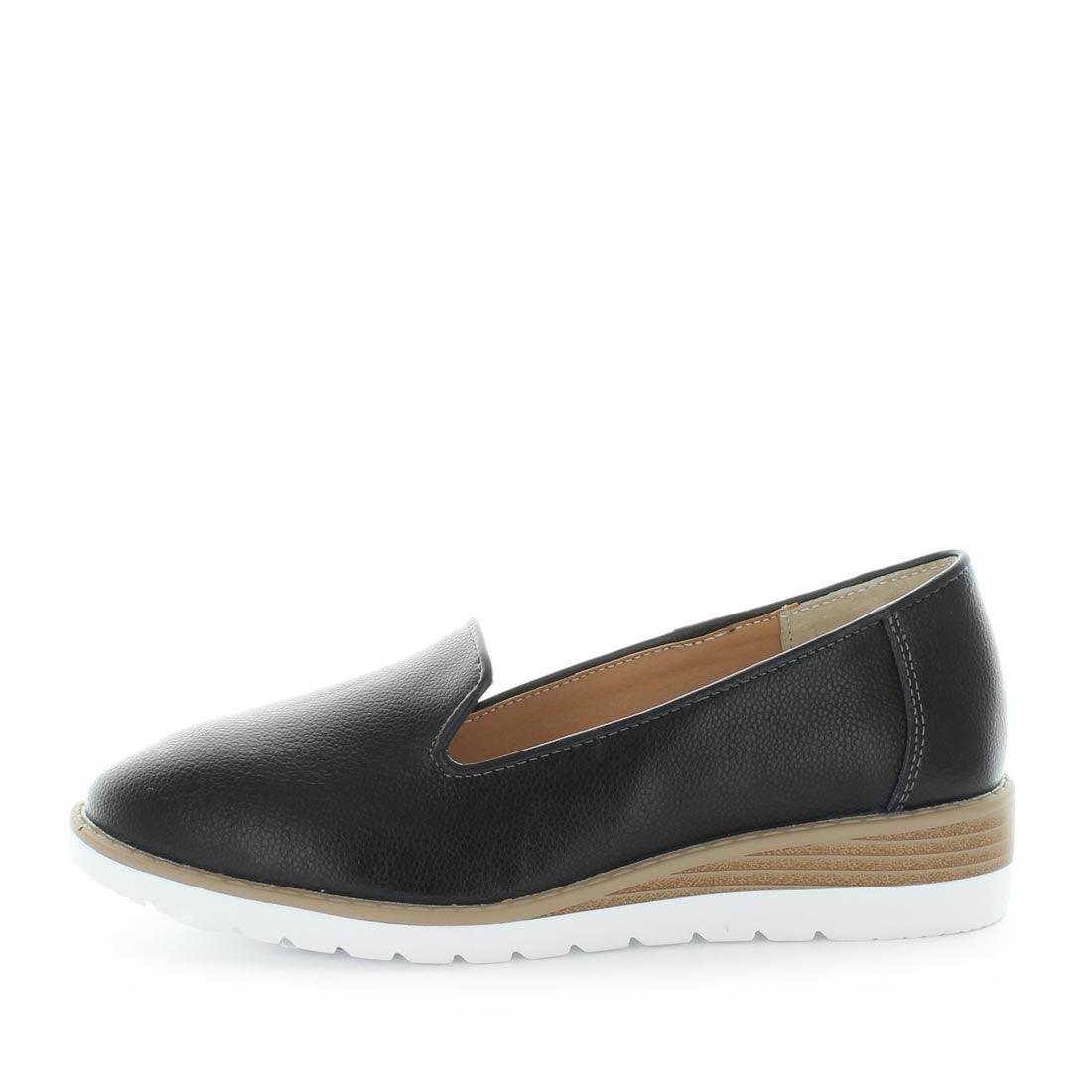 Claudia by just bee, just bee comfort, leather upper, classic wedge style albert shaped women's flat, women's flat, women's leather flats, leather women's comfort wedge style flats, ladies flat, ladies comfort flat(7552426967273)