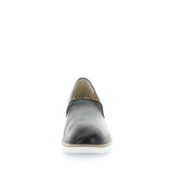 Claudia by just bee, just bee comfort, leather upper, classic wedge style albert shaped women's flat, women's flat, women's leather flats, leather women's comfort wedge style flats, ladies flat, ladies comfort flat(7552426967273)