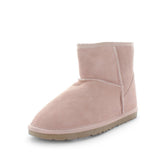 Just Bee UGGs- cutey- womens classic boot style slipper, 100% wool, leather shoe with detailed upper and over hanging wool on the trim - womens comfort slippers - womens best slippers- UGGs (4865700626511)