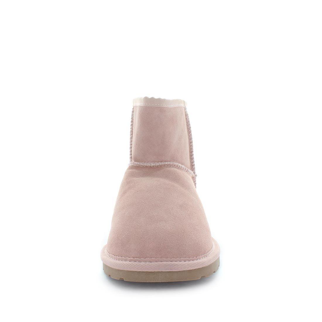 Just Bee UGGs- cutey- womens classic boot style slipper, 100% wool, leather shoe with detailed upper and over hanging wool on the trim - womens comfort slippers - womens best slippers- UGGs (4865700626511)