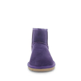 Just Bee UGGs- cutey- womens classic boot style slipper, 100% wool, leather shoe with detailed upper and over hanging wool on the trim - womens comfort slippers - womens best slippers- UGGs (4865700626511)
