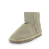 Just Bee UGGs- cutey- womens classic boot style slipper, 100% wool, leather shoe with detailed upper and over hanging wool on the trim - womens comfort slippers - womens best slippers- UGGs (4865700626511)