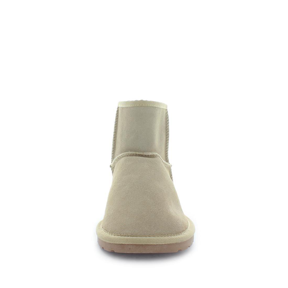 Just Bee UGGs- cutey- womens classic boot style slipper, 100% wool, leather shoe with detailed upper and over hanging wool on the trim - womens comfort slippers - womens best slippers- UGGs (4865700626511)