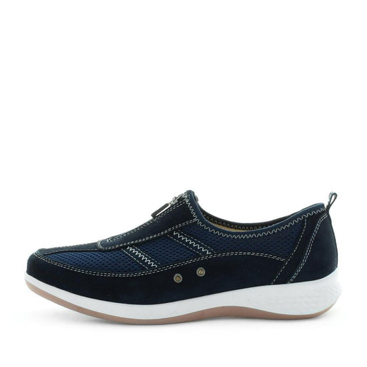 CAVIN - Just Bee - Just Bee Comfort - comfort womens shoes, womens shoes, Comfort Support shoes, Comfort Support Insole, zip up shoes, womens flats, womens leather flats, womens active shoe, centre zip up closure, comfort zone sock (6592208011343)