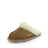Just Bee UGGs- cita- womens little slip-on slipper style, 100% wool, leather shoe with detailed upper and over hanging wool on the trim - womens comfort slippers - womens best slippers- UGGs (4865771143247)