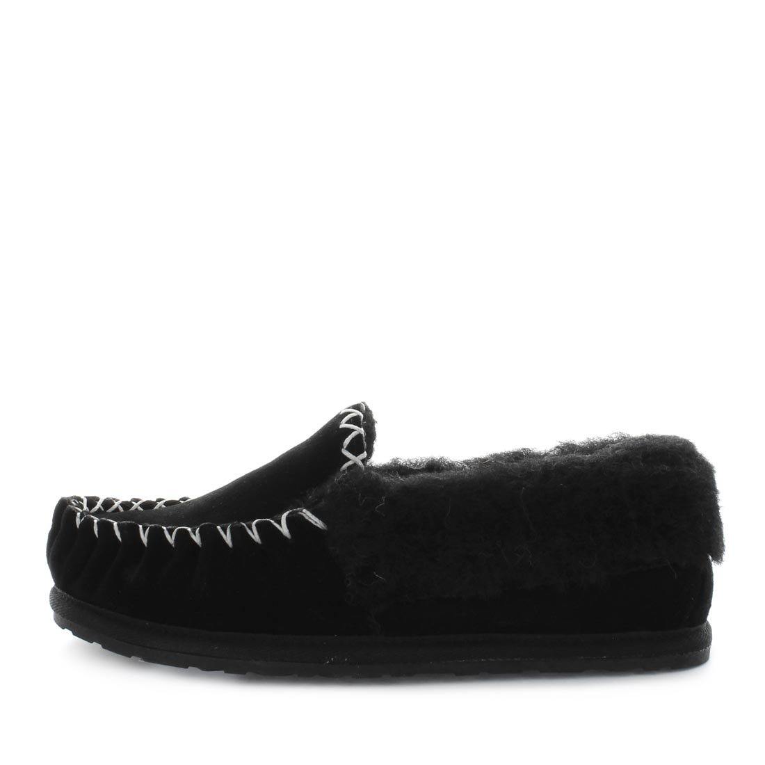 Just Bee UGGs- crafts - womens moccasins slipper style, 100% wool, leather shoe with detailed upper and over hanging wool on the trim - womens comfort slippers - womens best slippers- UGGs (4865771208783)