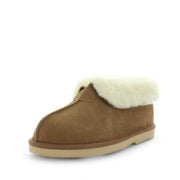 Just Bee UGGs- cosa- womens little boot slipper style, 100% wool, leather shoe with detailed upper and over hanging wool on the trim - womens comfort slippers - womens best slippers- UGGs (4865771176015)