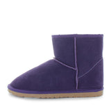 Just Bee UGGs- cutey- womens classic boot style slipper, 100% wool, leather shoe with detailed upper and over hanging wool on the trim - womens comfort slippers - womens best slippers- UGGs (4865700626511)