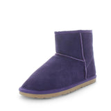 Just Bee UGGs- cutey- womens classic boot style slipper, 100% wool, leather shoe with detailed upper and over hanging wool on the trim - womens comfort slippers - womens best slippers- UGGs (4865700626511)
