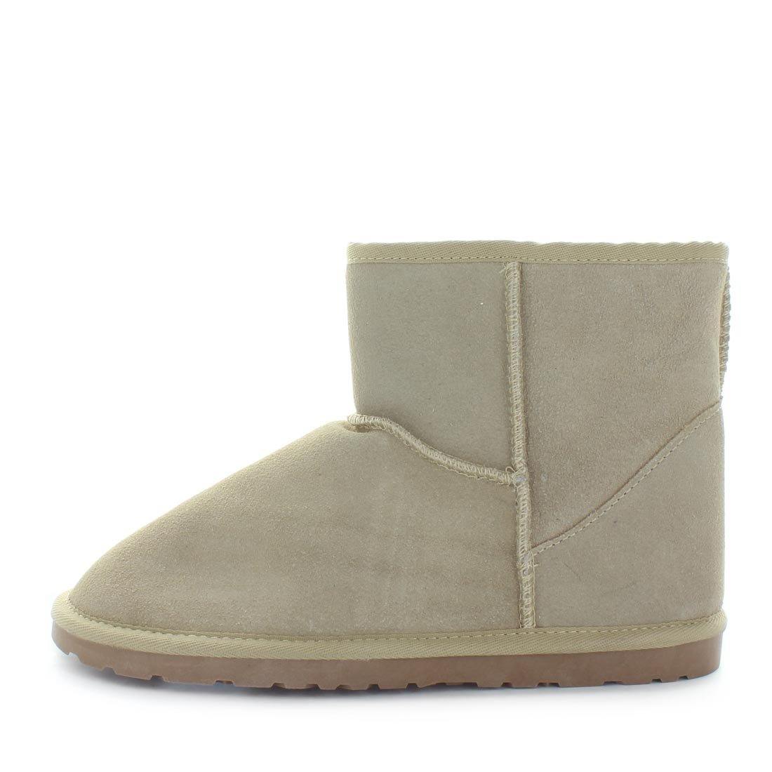 Just Bee UGGs- cutey- womens classic boot style slipper, 100% wool, leather shoe with detailed upper and over hanging wool on the trim - womens comfort slippers - womens best slippers- UGGs (4865700626511)